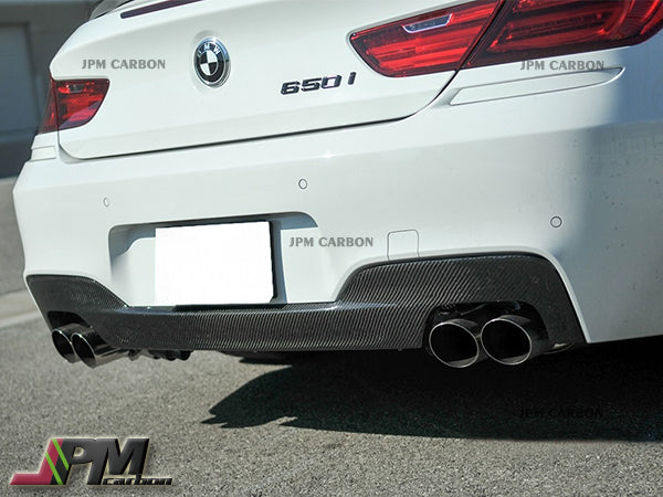 OEM Style Carbon Fiber Rear Diffuser For 2012-2018 BMW F06 F12 F13 6-S
