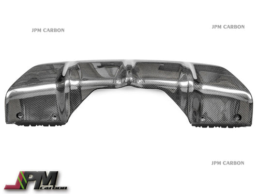 P Style Carbon Fiber Rear Diffuser Fits For 2014-2018 BMW F16 X6 M-Sport Only