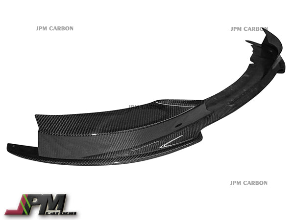 P Style Carbon Fiber Front Bumper Add-on Lip Fits For 2012-2014 BMW F20 F21 1-Series M-Sport Only