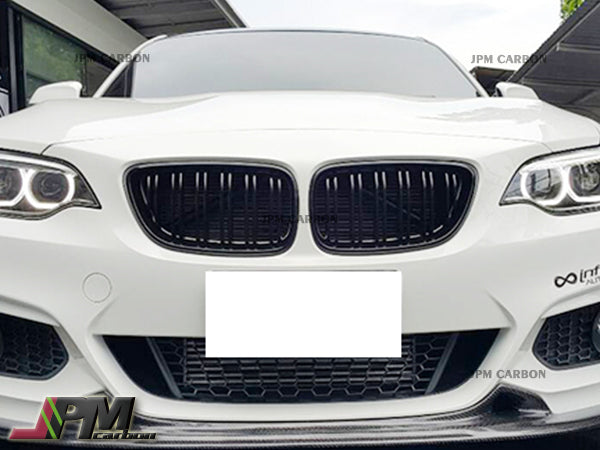[JPMCarbon] M Style Front Kidney Grille Fits For 2014-2021 BMW F22 F23 2-Series & F87 M2 Only