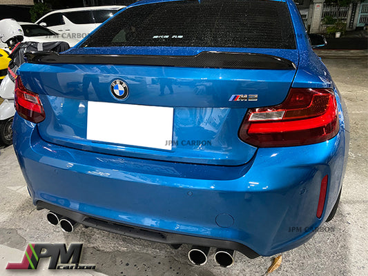 CS Style Carbon Fiber Trunk Spoiler Fits For 2014-2021 BMW F22 2-Series Coupe Only