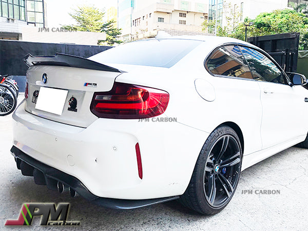 Performance Style Carbon Fiber Trunk Spoiler Fits For 2014-2021 BMW F22 2-Series Coupe Only