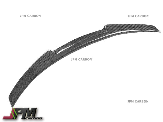 M4 Style Carbon Fiber Trunk Spoiler Fits For 2012-2018 BMW F30 3-Series Sedan Only