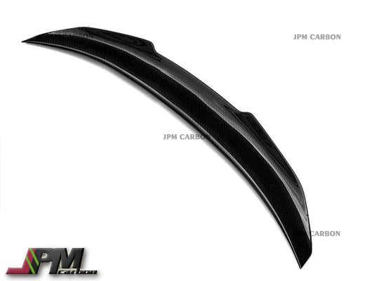 PSM Style Carbon Fiber Trunk Spoiler Fits For 2012-2018 BMW F30 3-Series Sedan Only