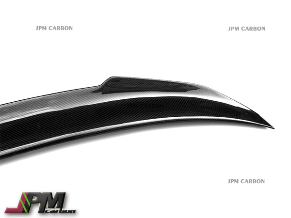 PSM Style Carbon Fiber Trunk Spoiler Fits For 2012-2018 BMW F30 3-Series Sedan Only