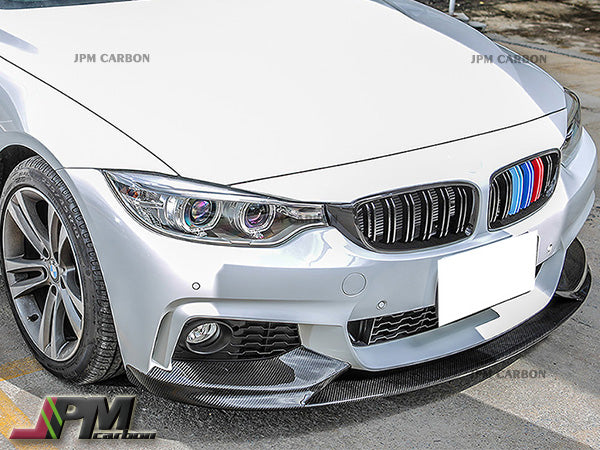 Performance Style Carbon Fiber Front Bumper Add-on Lip Fits For 2014-2019 BMW F32 F33 F36 with M-Sport Package Only