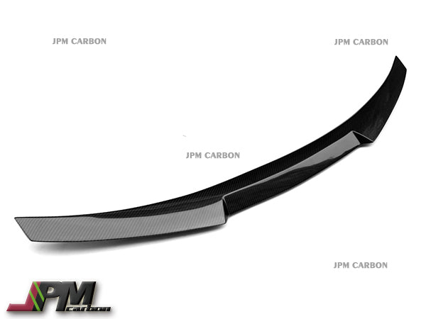 M4 Style Carbon Fiber Trunk Spoiler Fits For 2014-2020 BMW F32 4-Series Coupe Only