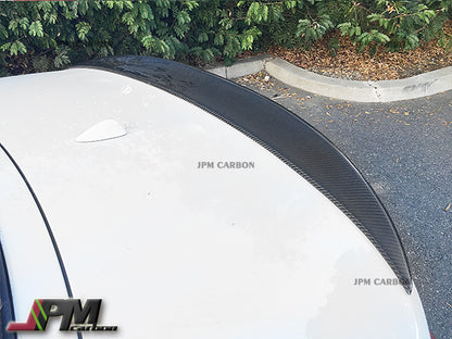 Performance Style Carbon Fiber Trunk Spoiler Fits For 2014-2020 BMW F33 4-Series Convertible Only