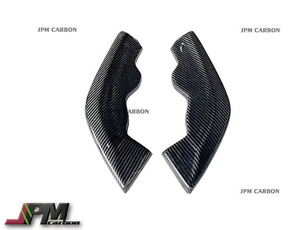 MX3 Style Carbon Fiber Rear Splitter Add-on Lips Fits For 2020-2023 BMW F40 M-Sport Only