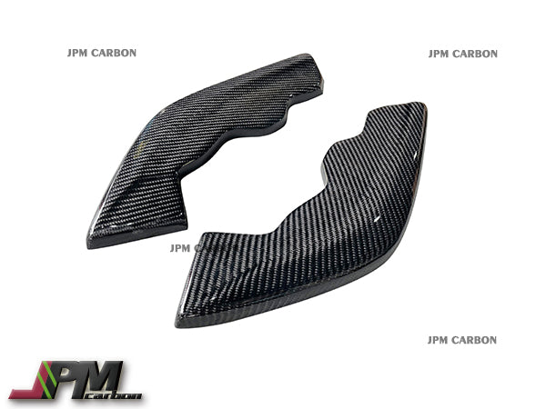 MX3 Style Carbon Fiber Rear Splitter Add-on Lips Fits For 2020-2023 BMW F40 M-Sport Only