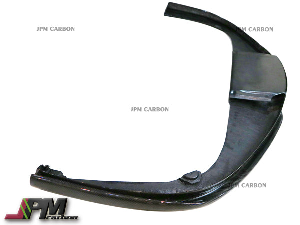 HM Style Carbon Fiber Front Bumper Add-on Lip Fits For 2004-2009 Ferrari F430 Only