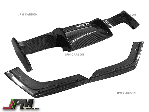 DP Style Carbon Fiber Rear Diffuser (3pcs) Fits For 2014-2020 BMW F80 M3 & F82 M4 Only