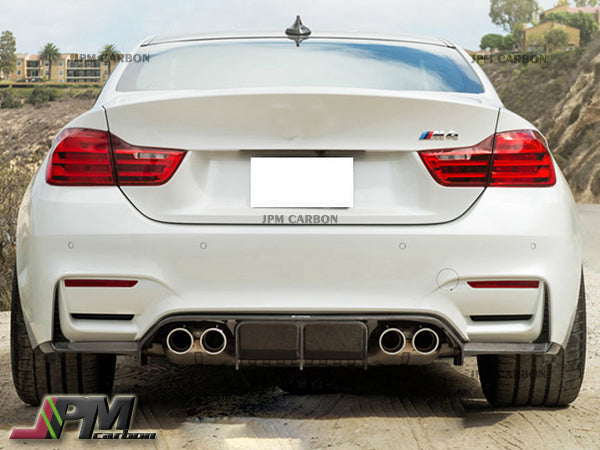 V Style Carbon Fiber Rear Diffuser (1pcs) Fits For 2014-2020 BMW F80 M3 & F82 M4 Only