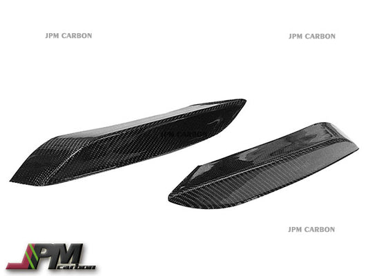 Carbon Fiber Front Bumper Decorative Covers Fits For 2015-2020 BMW F80 M3 / F82 M4 Only