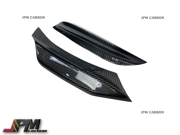 DP Style Carbon Fiber Front Bumper Decorative Covers Fits For 2015-2020 BMW F80 M3 / F82 M4 Only