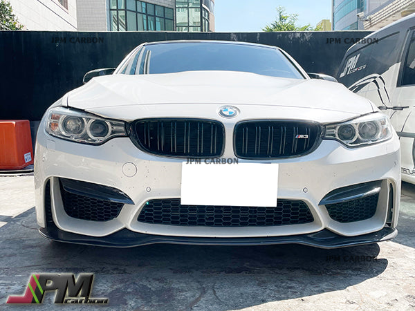 DP Style Carbon Fiber Front Bumper Decorative Covers Fits For 2015-2020 BMW F80 M3 / F82 M4 Only