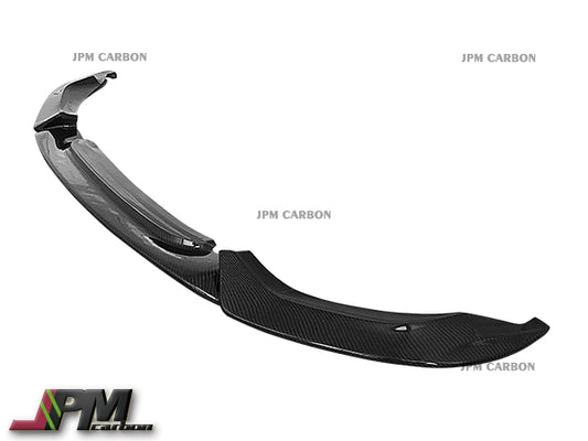 VR Style Carbon Fiber Front Bumper Add-on Lip Fits For 2015-2020 BMW F80 M3 / F82 M4 Only