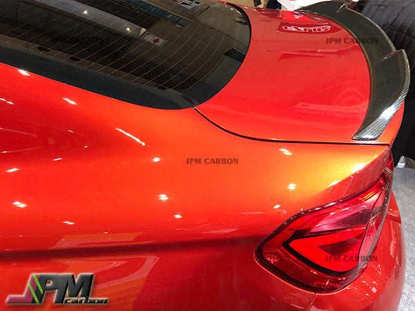 PR Style Carbon Fiber Trunk Spoiler Fits For 2015-2020 BMW F82 M4 Only