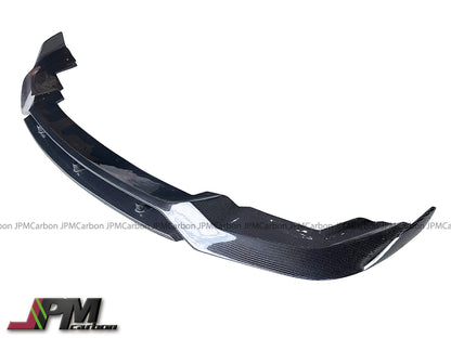 V Style Carbon Fiber Front Bumper Add-on Lip Fits For 2019-2021 BMW F87 M2 Competition Only