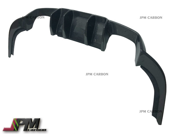 V Style Carbon Fiber Rear Diffuser Fits For 2016-2021 BMW F87 M2 Only