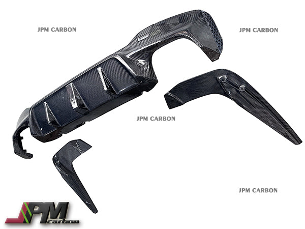 3D Style Carbon Fiber Rear Diffuser Fits For 2018-2022 BMW F90 M5 Only