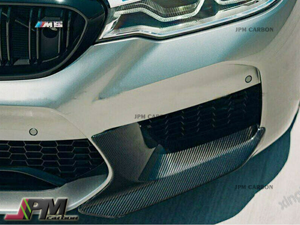 Performance Style Carbon Fiber Front Add-on Splitter Lips Fits For 2018-2020 BMW F90 M5 Only