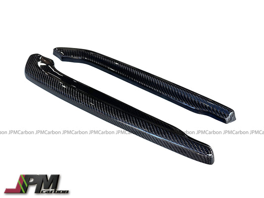 MX Style Carbon Fiber Rear Splitter Lips Fits For 2018-2023 BMW F90 M5 Only