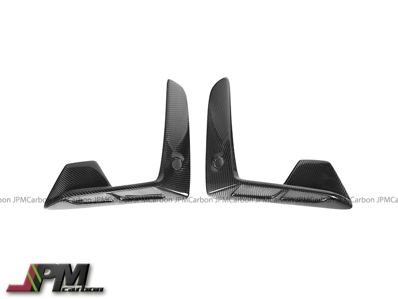 [JPMCarbon] LD Style Carbon Fiber Front Bumper Vent Trims Fits For 2019-2023 BMW F95 X5M Pre-Facelift Model Only