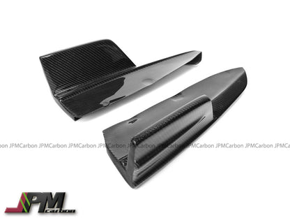 [JPMCarbon] LD Style Carbon Fiber Rear Bumper Splitters Fits For 2019-2023 BMW F95 X5M Pre-Facelift Model Only