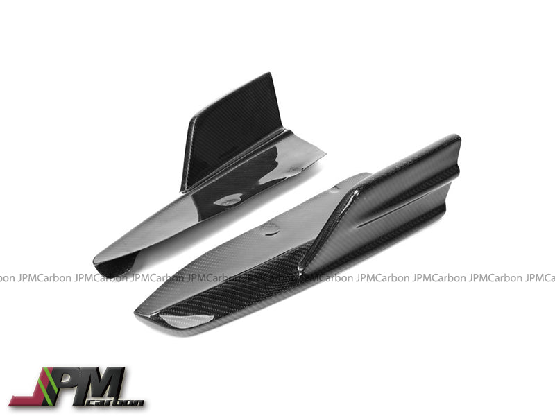 [JPMCarbon] LD Style Carbon Fiber Rear Bumper Splitters Fits For 2019-2023 BMW F95 X5M Pre-Facelift Model Only