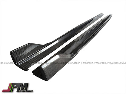 [JPMCarbon] DP Style Carbon Fiber Side Skirts Add-on Lip Fits For 2019-2023 BMW F95 X5M Pre-Facelift Model Only