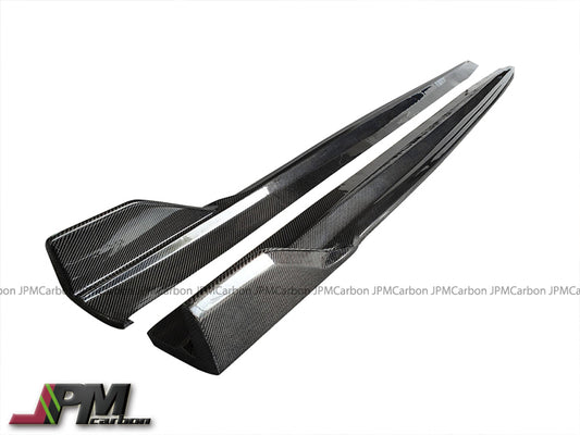 [JPMCarbon] DP Style Carbon Fiber Side Skirts Add-on Lip Fits For 2019-2023 BMW F95 X5M Pre-Facelift Model Only
