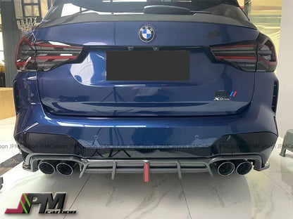 [JPMCarbon] AE Style Carbon Fiber Rear Diffuser (3pcs) Fits For 2022-2025 BMW F97 X3M LCI Only