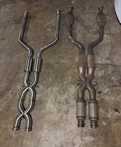 IRL E9x Double X Pipe