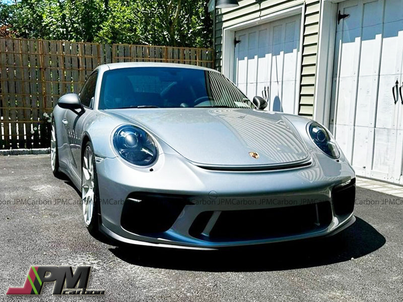 GT3 Style Front Bumper (with Headlight Washer Holes and DRL) For 2012-2019 Porsche 991 991.2