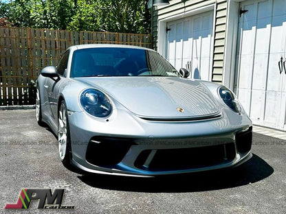 GT3 Style Front Bumper (with Headlight Washer Holes and DRL) For 2012-2019 Porsche 991 991.2