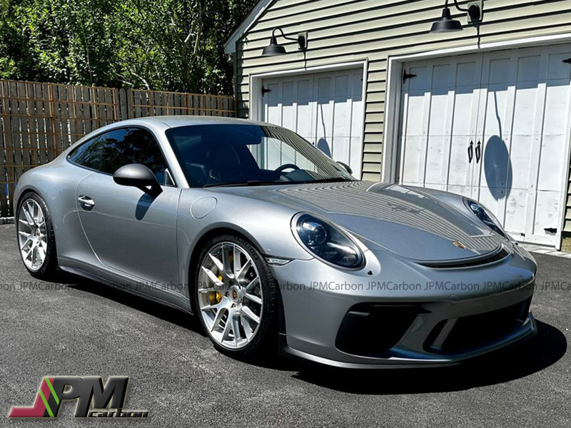 GT3 Style Front Bumper (with Headlight Washer Holes and DRL) For 2012-2019 Porsche 991 991.2