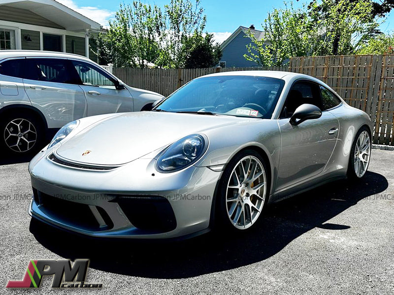 GT3 Style Front Bumper (with Headlight Washer Holes and DRL) For 2012-2019 Porsche 991 991.2