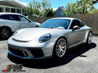 GT3 Style Front Bumper (with Headlight Washer Holes and DRL) For 2012-2019 Porsche 991 991.2