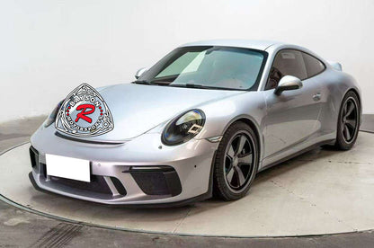 GT3 Style Front Bumper (with Headlight Washer Holes and DRL) For 2012-2019 Porsche 991 991.2