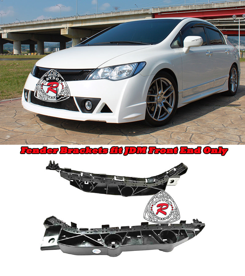 Fenders Brackets For 2006-2011 Honda Civic (JDM Spec 4Dr Sedan)