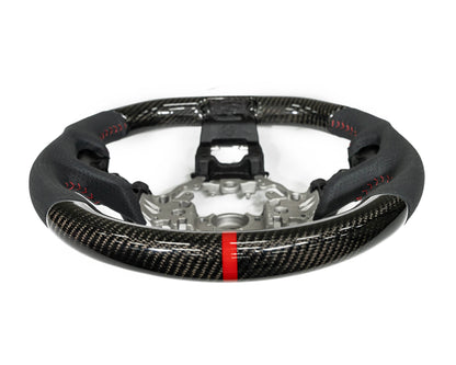 FactionFab Steering Wheel Carbon and Leather 2022+ WRX