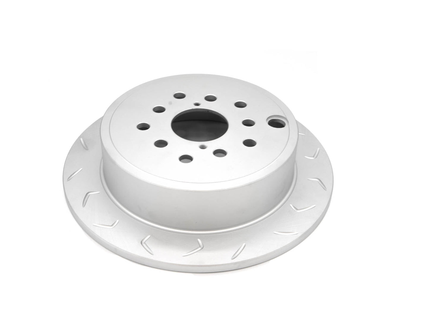 FactionFab Slotted Rear Rotor V2 Dual Drilled 5x100/114 Subaru WRX 2008-2021