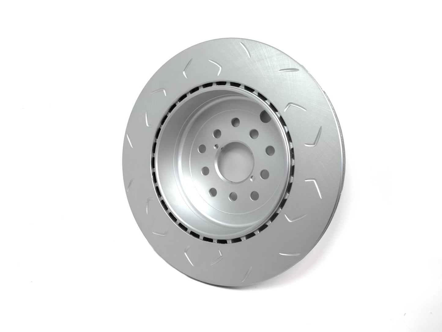 FactionFab Slotted Rear Rotor V2 Dual Drilled 5x100/114 Subaru STI 2018-2021