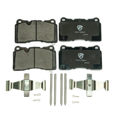 FactionFab V2 Brake Pads - 2004-17 Subaru STI - Front