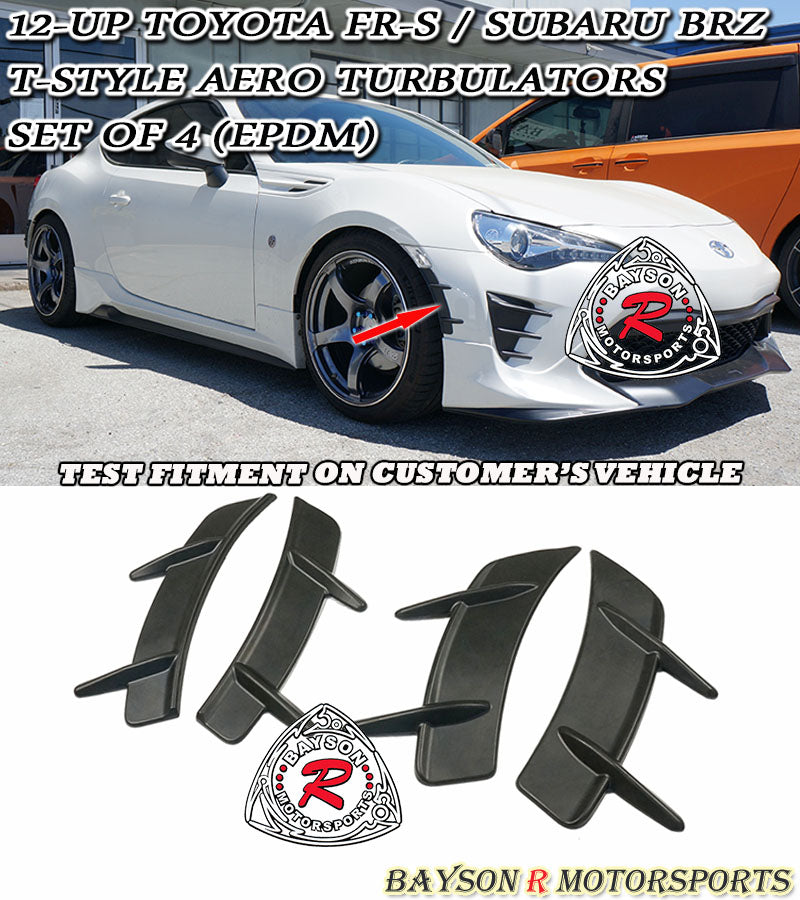 T Style Aero Turbulators For 2017-2021 Toyota 86