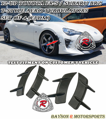 T Style Aero Turbulators For 2017-2021 Toyota 86