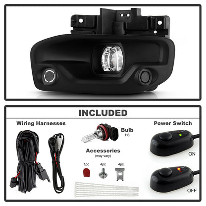 SPYDER 19-22 Dodge Ram 2500/3500 Halogen Only OEM Style Fog Lights w/Universal Switch 9051043