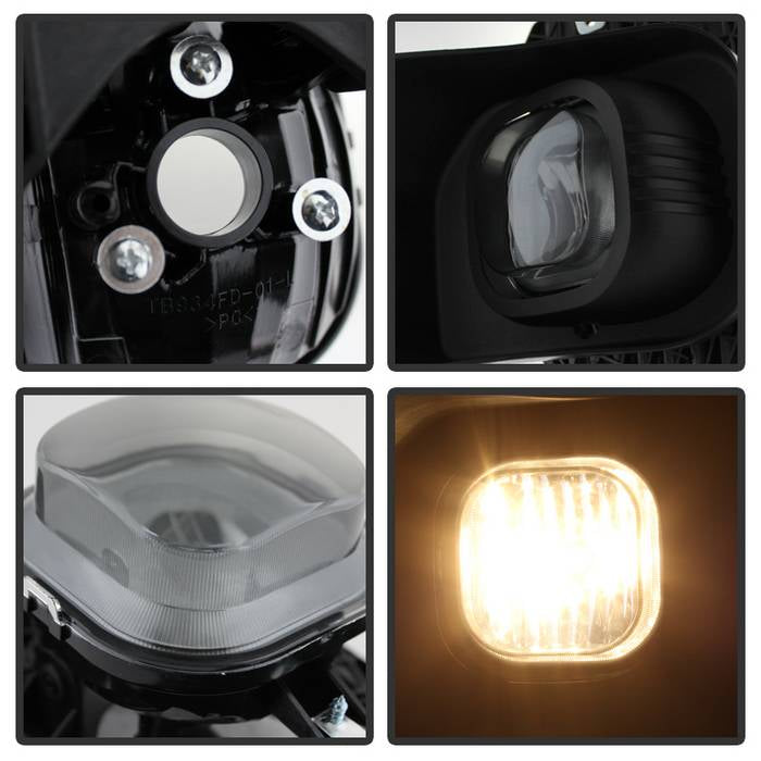Spyder Ford F250 F350 F450 F550 XLT 2011-2016 OEM Style Fog Lights W/Switch Smoke FL-FF25011-SM 5079725