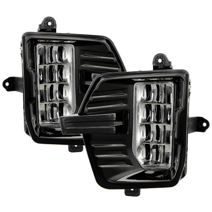 SPYDER GMC Yukon AT4 21-23 Only OEM Style Full Led Fog Lights W/ Switch FL-GY21-AT4-LED-C 9055492